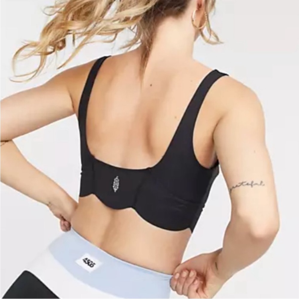 Free People Movement Petal Pusher Bra Black XS - Picture 3 of 3